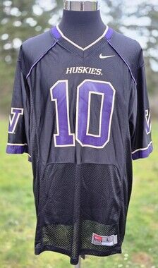 Vintage 2010 Washington Huskies Jersey JAKE LOCKER Nike Football Mens Large Rare